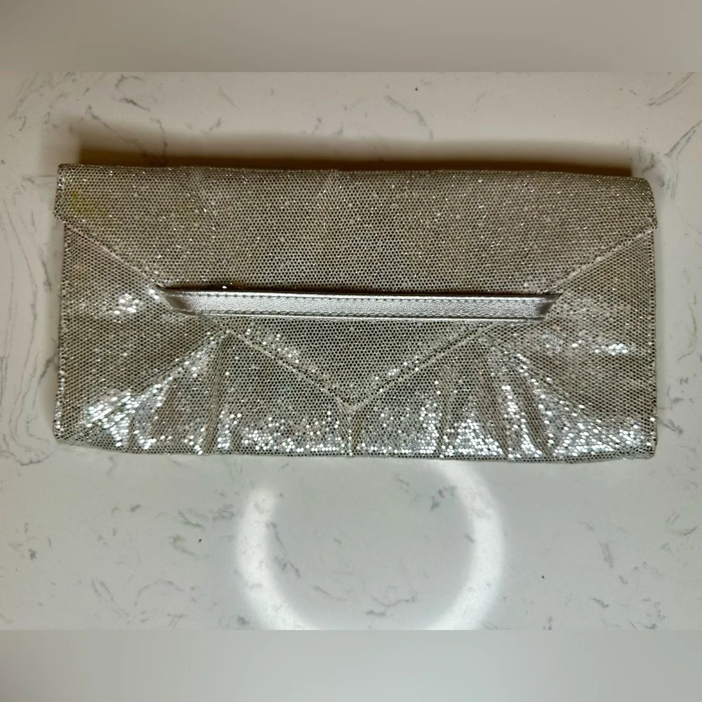 Victoria's Secret Glittering Silver Clutch